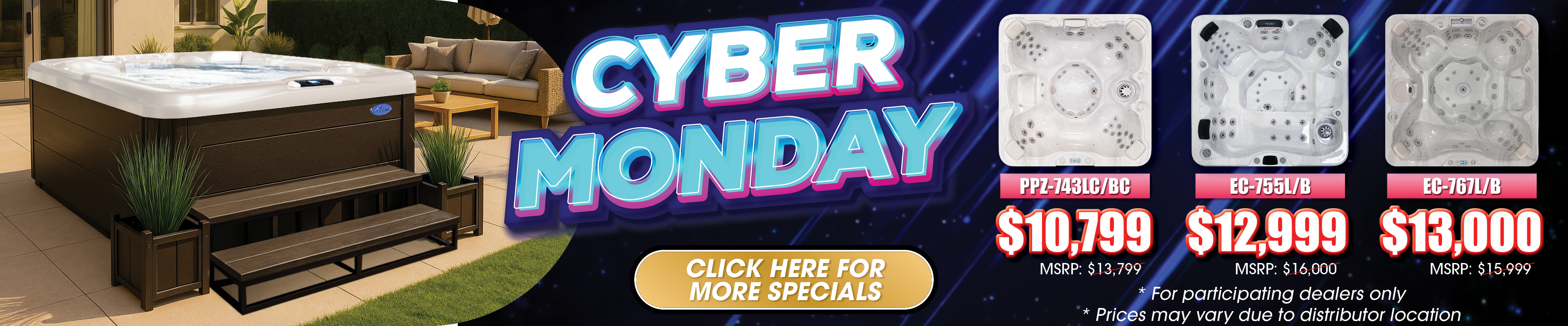 Calspas hot tub being used in a family setting - Broken Bow